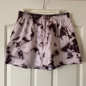Tie dye sweat short from UO